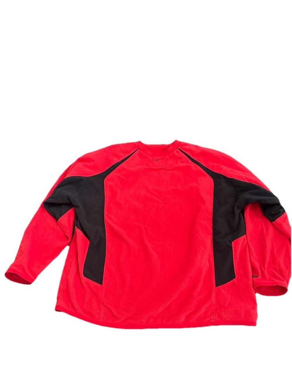 Men’s Vintage Team Nike Pullover Sweatshirt Red Black Xxl